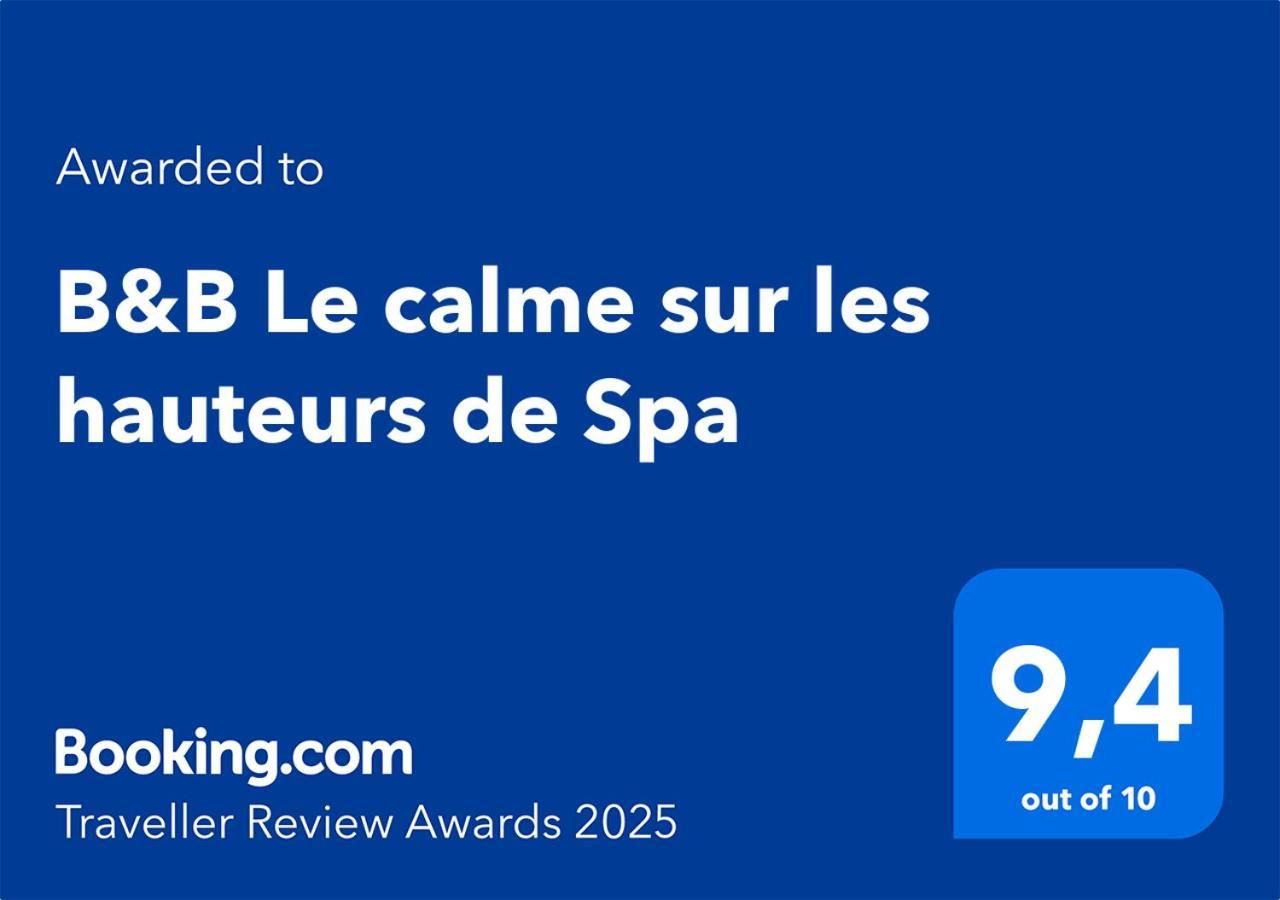 B&B Le Calme Sur Les Hauteurs De Spa Tiege ภายนอก รูปภาพ
